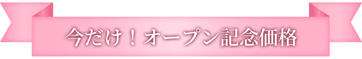 今だけ！オープン記念価格